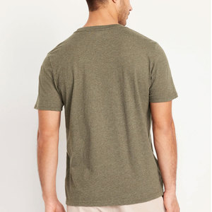 T-shirt à logo personnalisé pour hommes T-shirt souple respirant et extensible activement - Product Image 6