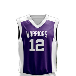 Uniforme de basket-ball de vêtements de sport pour hommes de couleur violette Logo personnalisé Maillot de basket-ball de sport de qualité supérieure et uniforme short - Product Image 4