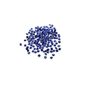 Piedras de Zafiro Azul Natural de Bangkok, Calibradas en Forma Cuadrada de 3.5mm y 4.5mm, Material de Ópalo y Aguamarina con Corte Radiante Ovalado, Gemas Naturales - Product Image 1