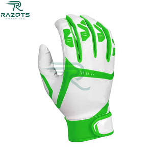 Gants de baseball et de softball légers et respirants en cuir pour enfants et jeunes, avec rembourrage antidérapant pour la paume - Product Image 5