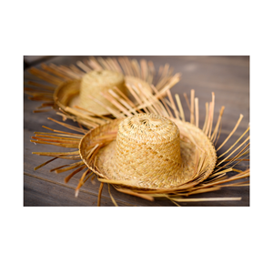 Alta calidad: tejido a mano sombrero de paja, artesanía única y artesanal - Product Image 1