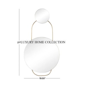 Elegante Marco de espejo de pared de diseño de vidrio antiguo con finos detalles de desplazamiento ideales para decoraciones interiores de temática vintage - Product Image 3