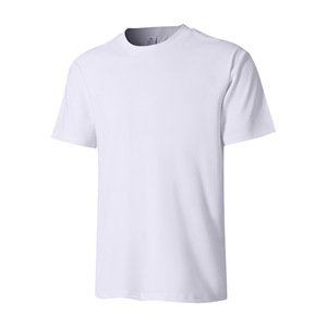 Camiseta europea de manga corta de secado rápido para hombres y mujeres, Camiseta corta informal transpirable de poliéster con cuello elástico para hombres - Product Image 4