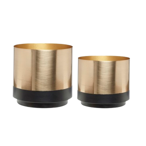 Macetas de último diseño, maceta de Metal de excelente calidad, uso de Color dorado para decoración del hogar a granel - Product Image 2