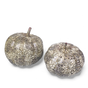 งานประติมากรรมฟักทองเคลือบเงาสุดหรูหราประดับไข่ งานแฮนด์เมดจากเวียดนาม เหมาะสำหรับตกแต่งในวันฮาโลวีน - Product Image 1