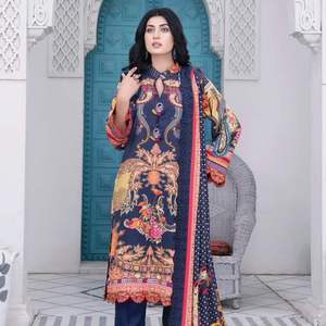 Shalwar kameez หนังแท้คุณภาพสูงพร้อมชุดเดรสสไตล์อินเดียและปากีสถาน - Product Image 5