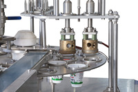 Machine de remplissage automatique de liquides pour l'eau et les jus |   Système PLC à écran tactile |   Fabriqué en Turquie |   SS304/SS316 |   2-12 Têtes |   200 ml |