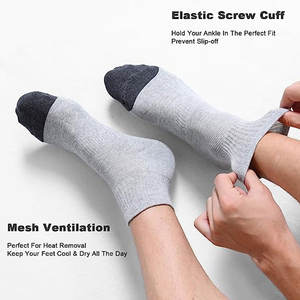 Calcetines Deportivos de Baloncesto y Calle para Hombre, Transpirables, de Algodón, Tobilleros, Invisibles, Proveedor Profesional para Lucha Libre - Product Image 3