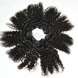 Vendeurs 100% humains vierges vietnamiens Extension de cheveux fabrique Double dessiné Pixie Curl trame brut naturel vague Styles cheveux humains - Product Image 2