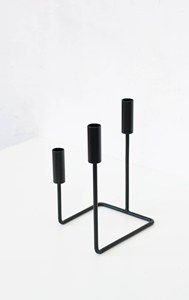 Handcrafted Customized in Sizes Fancy <b>Candle</b> Making Holder Top Quality Metal Iron Black Color Powder Coating Fancy <b>Candle</b> <b>Mold</b> - Product Image 3