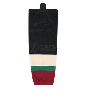 Chaussettes d'entraînement de hockey sur glace en tissu polyester léger, entièrement personnalisables, nouveau style - Product Image 3