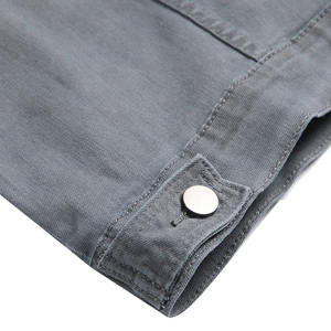 Chaqueta Vaquera de Diseño Moderno 2026 para Hombre, Estilo Urbano, Informal, Lisa, Chaqueta de Invierno Cortavientos, Chaqueta Vaquera Personalizada para Hombre - Product Image 4