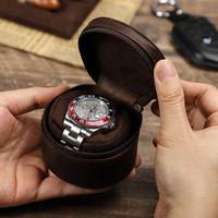 Vente en gros de boîte de montre de luxe en cuir véritable avec logo personnalisé sac de voyage de luxe pour hommes et femmes montres boîtes et étuis de montre
