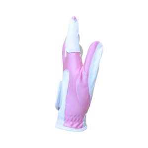 Gant de golf gaucher avec logo personnalisé de haute qualité Tissu en daim respirant en cuir Cabretta PU Sports SCS029 - Product Image 2