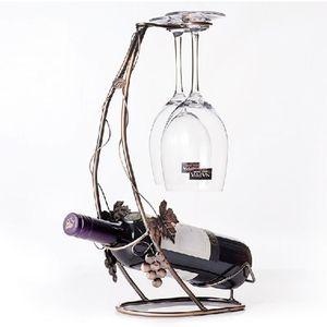 Estante para Botellas de Vino de Alambre Metálico, Mueble de Hierro para el Hogar, para Bodas y Artículos de Bar, para Decoración del Hogar y de Bar al por Mayor - Product Image 2