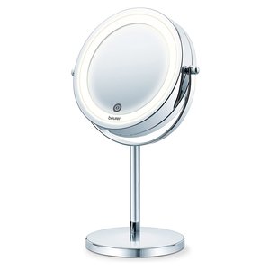 Beurer Makeup <b>Mirror</b> With Light 7x Magnification <b>Silver</b> Vanity <b>Mirror</b> - Product Image 1