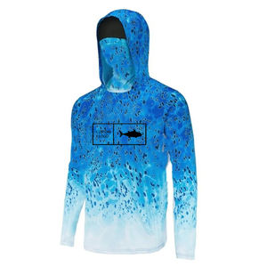 OEM Custom High Quality Upf50+ Quick Drying Uv <b>Wet</b> Sweat Long Sleeve Performance Hoodie Fishing <b>Shirt</b> - Product Image 4