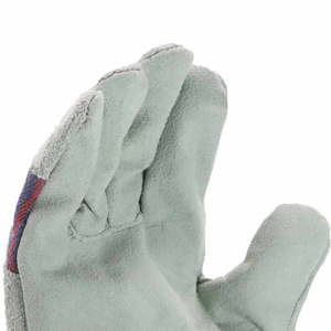 Guantes duraderos de doble Palma con puño de agarre reforzado Material de cuero de protección antiestática y antiquímica para el trabajo - Product Image 5