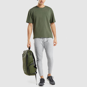 Venta caliente EE. UU. Tamaño estándar Verde menta Hombres Camiseta de gran tamaño Hombro caído Impresión personalizada Entrenamiento Gimnasio Camisetas para hombres con logotipo - Product Image 5