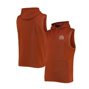 เสื้อฮู้ดแขนกุดสำหรับผู้ชายเสื้อฮู้ดแบบกำหนดเอง - Product Image 2