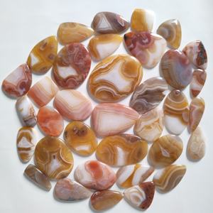 Natura prix de gros Botswana Agate paire Lot de pierres précieuses incroyable merveilleux fait à la main pierre en vrac agate de haute qualité pour bijoux - Product Image 3