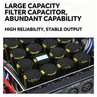 Amplificateur numérique professionnel 2 canaux DX-3 200W*2 Classe D pour système de sonorisation de scène et de conférence