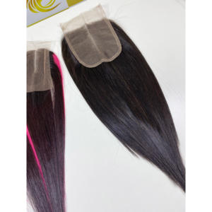Pelucas de Cabello Humano de Alta Calidad, Estilo Vietnamita Remy, con Frente de Encaje, Color Degradado Claro, Trama HD Transparente, Personalizables, para Mujeres Negras - Product Image 2