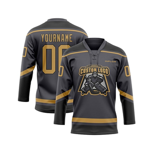 Nuevo Diseño, Tela 100% Poliéster, Servicio OEM, Sublimación, Ropa de Hockey sobre Hielo, Camisetas de Hockey Personalizadas - Product Image 3