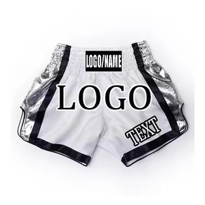 Shorts de Kick Boxing, Muay Thai et MMA en Polyester 100% avec Impression Numérique et Technique de Lavage Personnalisée pour les Arts Martiaux - Product Image 2