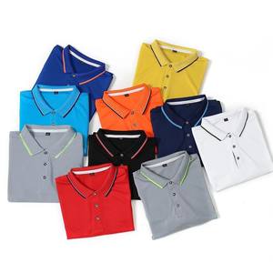 เสื้อยืดโปโลสำหรับผู้ชายเสื้อกอล์ฟแขนสั้นผ้าโพลีเอสเตอร์100% ปักโลโก้ได้ตามต้องการฤดูร้อน - Product Image 2