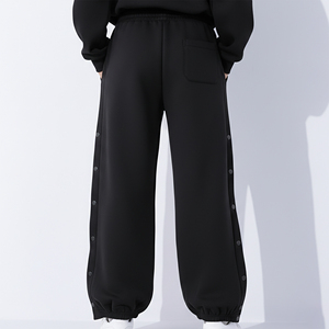 Pantalons de survêtement de haute qualité, coupe ample, couleur unie, style baggy, poids lourd, sur mesure, respirant, streetwear, pantalon de jogging vierge - Product Image 6