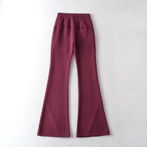 Pantalones Deportivos de Mujer de Alta Calidad, 450 GSM, Pierna Ancha, Tiro Bajo, Estilo Jogger, Felpa, Corte Holgado - Product Image 5