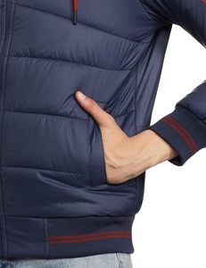 Veste bomber unisexe décontractée en 100 % laine respirante coupe-vent grande taille à manches longues unie, coupe classique, personnalisable style Letterman - Product Image 4