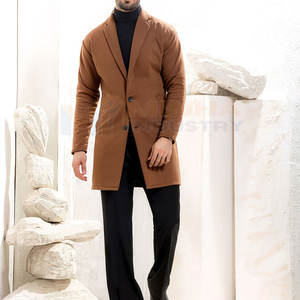 Abrigo Largo de Lana Suave para Hombre, Estilo Lujoso, Transpirable, Estilo Único, Abrigo Largo para Hombre Más Vendido - Product Image 6