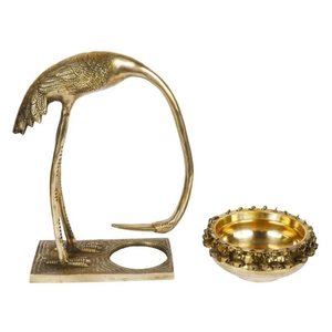 Vente chaude Forme Ronde En Laiton Urli Fleur Bol Meilleure Qualité Taille Personnalisée Urli Du Fabricant En Inde - Product Image 3