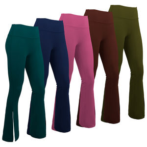 2023 taille haute Logo personnalisé Leggings d'entraînement femmes meilleure vente vêtements actifs sans couture Yoga pantalon Spandex matériel poches décoration - Product Image 5