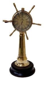 โทรเลขทองเหลืองทำด้วยมือสำหรับตกแต่งเครื่องยนต์ทางทะเลแบบวินเทจควบคุมห้องแสดงของสะสมทางทะเล - Product Image 2