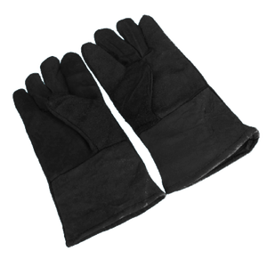 Gants de sécurité en cuir de vachette Offre Spéciale résistants à la chaleur et anti-coupure pour soudeur et soudage au barbecue - Product Image 6