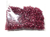 100% naturel rond coupe 2-4mm pierres précieuses en vrac petite taille rouge afrique rubis rose et bleu saphir par carat prix
