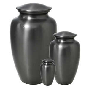 Urne funéraire moderne en métal noir, best-seller, design Art déco transparent, vase de table pour décoration d'intérieur contemporaine - Product Image 1