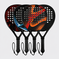 Professionelle Carbonfaser-Padel-Schläger mit Verbesserter Vergebungsfähigkeit und Platzkontrolle, Kundenspezifische OEM-Fertigung, Weitere Designoptionen, Komplettes Set