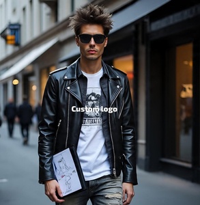Chaqueta de cuero a medida personalizada Proveedor de moda Fabricante de chaqueta de cuero personalizada para marcas de ropa - Product Image 2