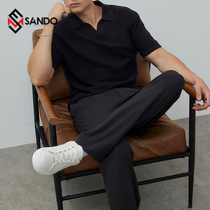 Chándales para hombres, chándales, pantalones, ajuste holgado, diseño recto, cintura elástica, transpirables, fondos Activos, logotipo personalizado, venta al por mayor - Product Image 4