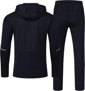 ชุดวอร์ม2ชิ้นสำหรับผู้ชายชุดวอร์มชุดกีฬาพร้อมฮู้ดสำหรับใส่วิ่งออกกำลังกายในยิม - Product Image 2