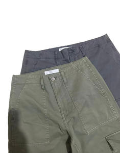 Pantalones Cargo Casuales de la Mejor Calidad para Mujer, Nuevo Modelo, Pantalones Chinos de Sarga Tejida para Mujer, con Múltiples Bolsillos, Rectos, de Algodón, con Cierre, Transpirables - Product Image 3