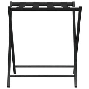 Moderno 27 "x 15" x 22,8 "Bambú Portaequipajes Negro para Dormitorio Hospital Sala de estar - Product Image 1