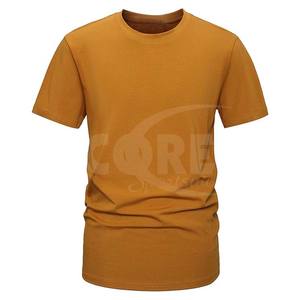 T-shirts pour hommes OEM de haute qualité 100% coton coupe ajustée t-shirts unis vierges personnalisés été respirant pour hommes - Product Image 6