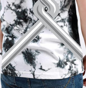 Camiseta de Algodón 100% para Hombre, Estampado Digital Liso, Tejido, Venta al por Mayor, Logotipo Personalizado, Diseño Gráfico, Corte Holgado, Estampada 2026 - Product Image 3