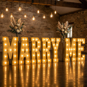 Grandi Lettere Luminose a LED da 4 Piedi, Numeri Luminosi da 3 Piedi e 2 Piedi, Lettere Giganti a LED per Feste, Matrimoni e Compleanni - Product Image 1