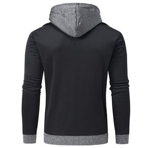 Fabricant OEM de sweats à capuche pour hommes, vêtements de sport pour hommes, avec tissu en molleton de qualité supérieure, sweats à capuche respirants pour hommes d'hiver, 500 GSM - Product Image 3
